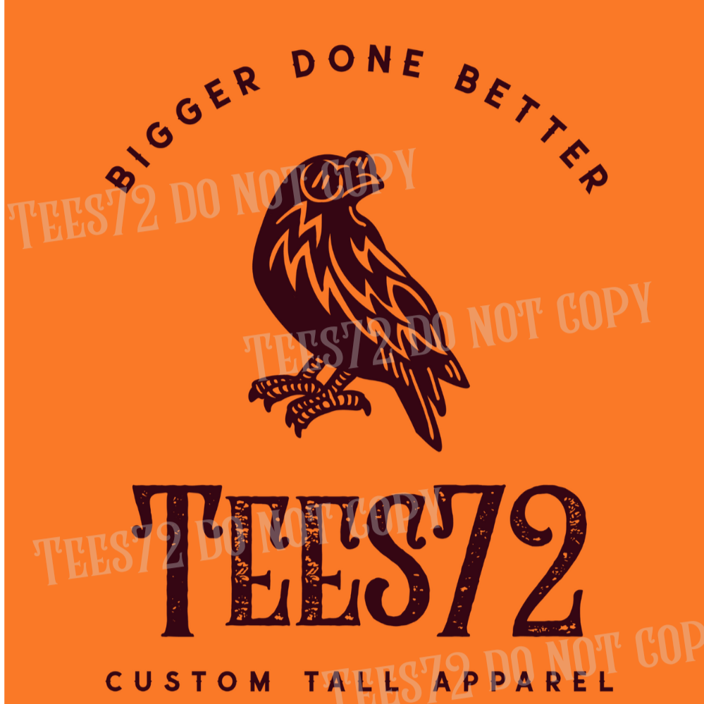 J. Tees72 Logo T-Shirt. Orange