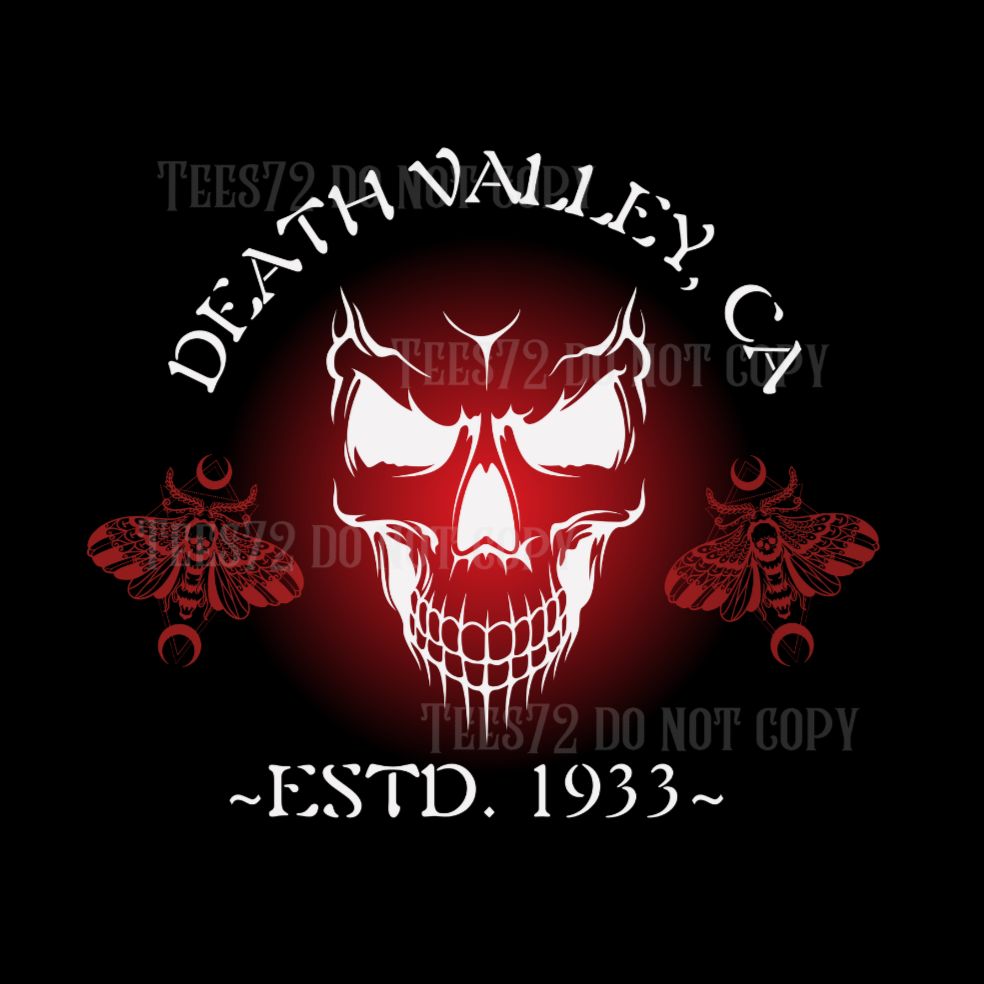 D. Death Valley Short Sleeve Tall, Big & Tall T-Shirt. Black